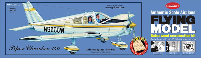 Guillows Piper Cherokee 140 Wood Airplane Kit
